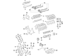 Diagram for Ford Mustang Timing Cover - JR3Z-6019-B