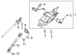 Diagram for 2022 Ford F-150 Steering Shaft - NL3Z-3B676-A
