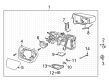 Diagram for Ford Mirror Cover - ML3Z-17D743-CAPTM