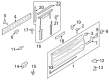 Diagram for Ford Trunk Latch - HC3Z-9943170-A