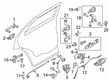 Diagram for 2022 Ford Police Interceptor Utility Door Hinge - BB5Z-7826810-C
