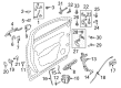 Diagram for 2022 Lincoln Nautilus Door Lock Cylinder - EJ7Z-7821991-C