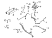 Diagram for Ford Escape Radiator - LX6Z-8005-G