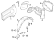 Diagram for Ford Bronco Fuel Door - M2DZ-99405A26-A