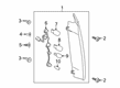 Diagram for 2022 Ford Transit Connect Tail Light - DT1Z-13405-F
