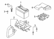 Diagram for Ford Car Batteries - BHAGM-AUX1-A
