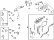 Diagram for Ford Bronco Door Handle - ML3Z-1626604-DJPTM