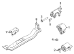 Diagram for Ford Engine Mount Torque Strut - LC3Z-6030-A