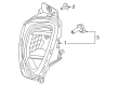 Diagram for 2022 Ford Escape Fog Light - LJ6Z-15201-A