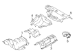 Diagram for Ford Escape Exhaust Heat Shield - LX6Z-5811434-L