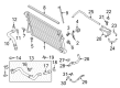 Diagram for Ford Radiator - HC3Z-8005-J