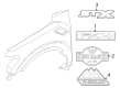 Diagram for Ford Expedition Emblem - LL1Z-16720-A