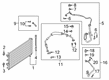 Diagram for Ford Escape A/C Hose - LX6Z-19972-D