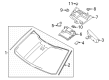 Diagram for Ford Bronco Car Mirror - LU5Z-17700-B