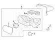 Diagram for Ford Edge Mirror Cover - MT4Z-17D743-CAPTM