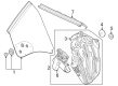 Diagram for 2024 Ford Mustang Window Regulator - FR3Z-7627008-D