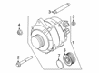 Diagram for 2022 Ford Police Interceptor Utility Alternator - L1MZ-10346-F