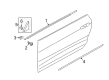 Diagram for Ford Mustang Door Seal - FR3Z-6321452-F
