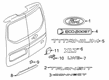 Diagram for Ford Transit Connect Emblem - DT1Z-5442528-B