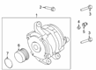 Diagram for Ford Escape Alternator Pulley - JX6Z-10344-A