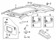 Diagram for 2021 Lincoln Aviator Dome Light - LC5Z-13776-AC