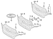 Diagram for 2022 Ford Police Interceptor Utility Grille - LB5Z-8200-FC