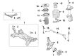Diagram for Lincoln Sway Bar Bracket - LX6Z-5486-A