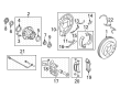 Diagram for Ford E-350/E-350 Super Duty Parking Brake Cable - 8C2Z-2A635-C