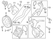 Diagram for Ford Mustang Water Pump - P2GZ-8501-A