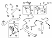 Diagram for Ford PCV Valve Hose - HS7Z-6A664-C