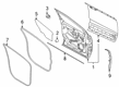 Diagram for 2022 Lincoln Nautilus Door Seal - KA1Z-5820520-A