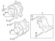 Diagram for Ford Alternator Bracket - LC3Z-10A313-D
