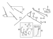 Diagram for Ford Wiper Motor - LC2Z-17508-A