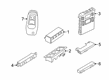 Diagram for Ford Transit Connect Transmitter - KT1Z-15K601-F