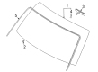 Diagram for 2022 Ford E-350/E-350 Super Duty Windshield - LC2Z-1503100-A