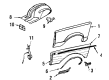 Diagram for Ford F-250 Super Duty Shock Absorber - LC3Z-18124-V