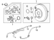 Diagram for Lincoln Brake Booster Vacuum Hose - HG9Z-9C490-F