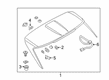 Diagram for 2022 Lincoln Nautilus Spoiler - KA1Z-5844210-ABPTM