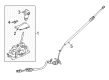 Diagram for Ford Police Interceptor Sedan Automatic Transmission Shifter - DG1Z-7213-AC