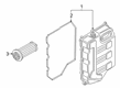 Diagram for Ford Escape Automatic Transmission Filter - J1KZ-7B301-A