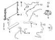 Diagram for Ford Escape Radiator - LX6Z-8005-M