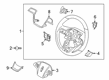 Diagram for 2021 Lincoln Nautilus Steering Wheel - K2GZ-3600-AAG