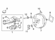 Diagram for Ford Brake Master Cylinder Repair Kit - J2GZ-2140-A