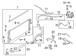 Diagram for Ford Bronco Radiator Hose - MB3Z-8286-E