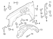 Diagram for Ford Bronco Fender - N2DZ-16005-C