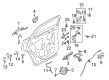 Diagram for 2020 Lincoln Nautilus Door Handle - GJ7Z-5426605-ADPTM