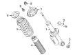 Diagram for Ford Bronco Shock Absorber - MB3Z-18125-B