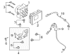 Diagram for 2020 Lincoln MKZ ABS Control Module - HG9Z-2C219-K