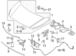 Diagram for Ford Hood Cable - DT1Z-16916-E