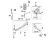 Diagram for Ford Steering Knuckle - 9C2Z-3106-D